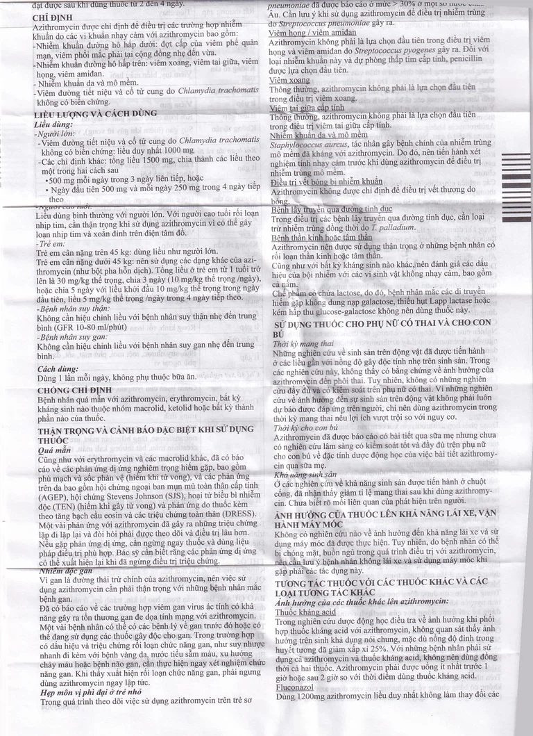 Thuốc Garosi Bluepharma điều trị nhiễm khuẩn (1 vỉ x 3 viên)