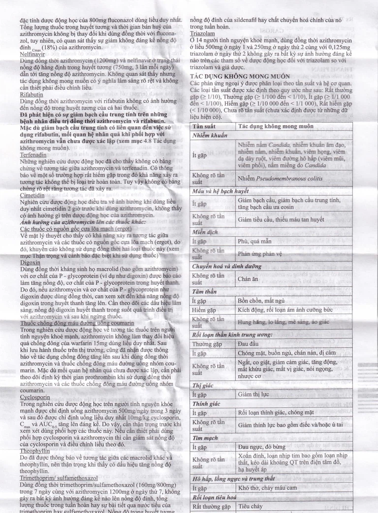 Thuốc Garosi Bluepharma điều trị nhiễm khuẩn (1 vỉ x 3 viên)