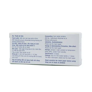 Thuốc Garosi Bluepharma điều trị nhiễm khuẩn (1 vỉ x 3 viên)
