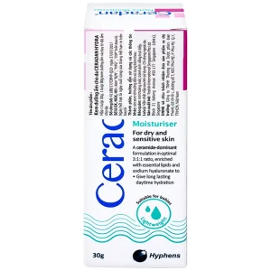 Kem dưỡng ẩm Ceradan Ceramide Hydra Moisturiser dành cho da khô và nhạy cảm (30g)