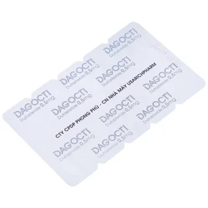 Thuốc Dagocti 0.5mg Medbolide điều trị và phòng ngừa sự tiến triển của bệnh tăng sản lành tính tuyến tiền liệt (30 viên)