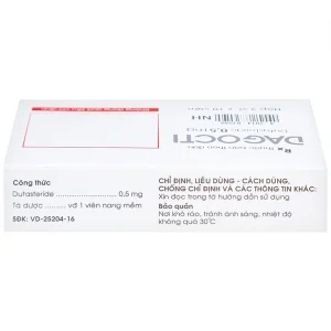 Thuốc Dagocti 0.5mg Medbolide điều trị và phòng ngừa sự tiến triển của bệnh tăng sản lành tính tuyến tiền liệt (30 viên)