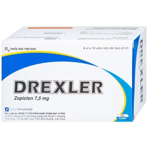 Thuốc Drexler Davipharm điều trị ngắn hạn chứng mất ngủ (60 viên)