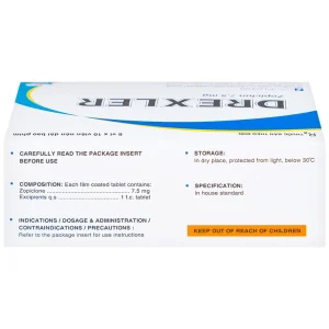 Thuốc Drexler Davipharm điều trị ngắn hạn chứng mất ngủ (60 viên)