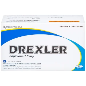 Thuốc Drexler Davipharm điều trị ngắn hạn chứng mất ngủ (60 viên)