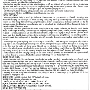 Thuốc Domepa 250mg Domesco điều trị tăng huyết áp (10 vỉ x 10 viên)