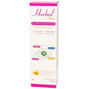 Gel tắm và vệ sinh phụ nữ Herbal Nano Vinapharma giúp làm sạch, kháng viêm (105ml)