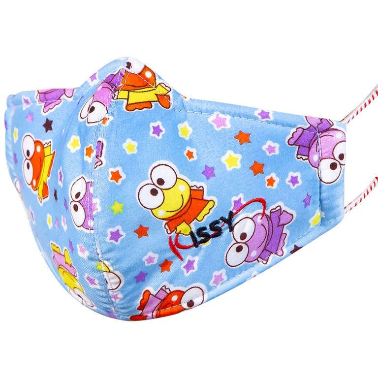 Khẩu trang sợi hoạt tính Kissy For Kids size S cho bé giúp lọc sạch không khí, ngăn bụi, khí ô nhiễm