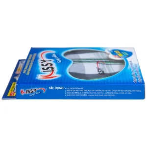 Khẩu trang sợi hoạt tính Kissy size L 3 lớp giúp lọc sạch không khí, ngăn bụi, khí ô nhiễm