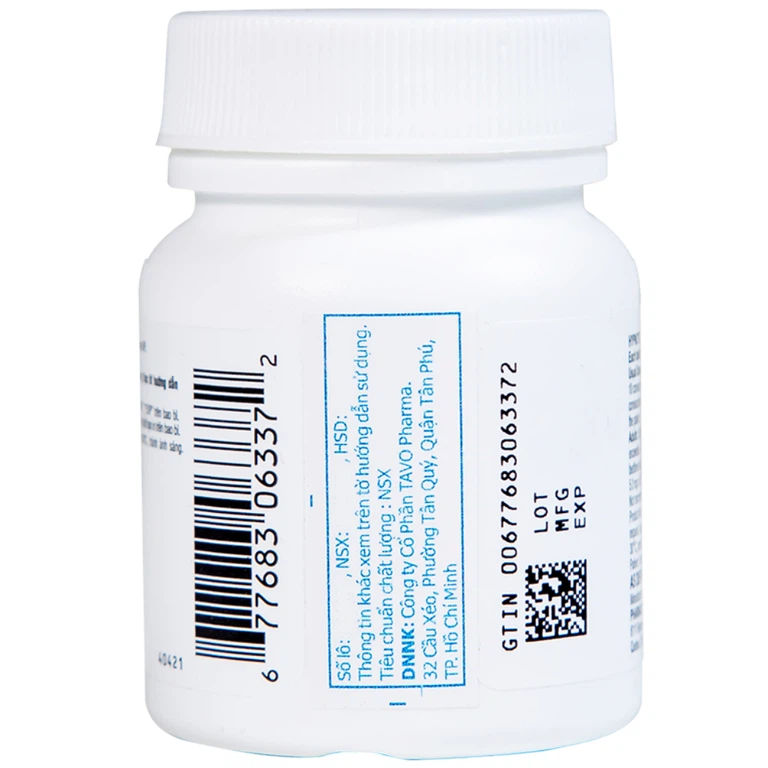 Viên nén Phamzopic 7.5mg Pharmascience điều trị rối loạn giấc ngủ (100 viên)