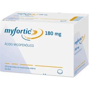Viên nén Myfortic 180mg Novartis dùng cho bệnh nhân ghép thận dị gen (12 vỉ x 10 viên)