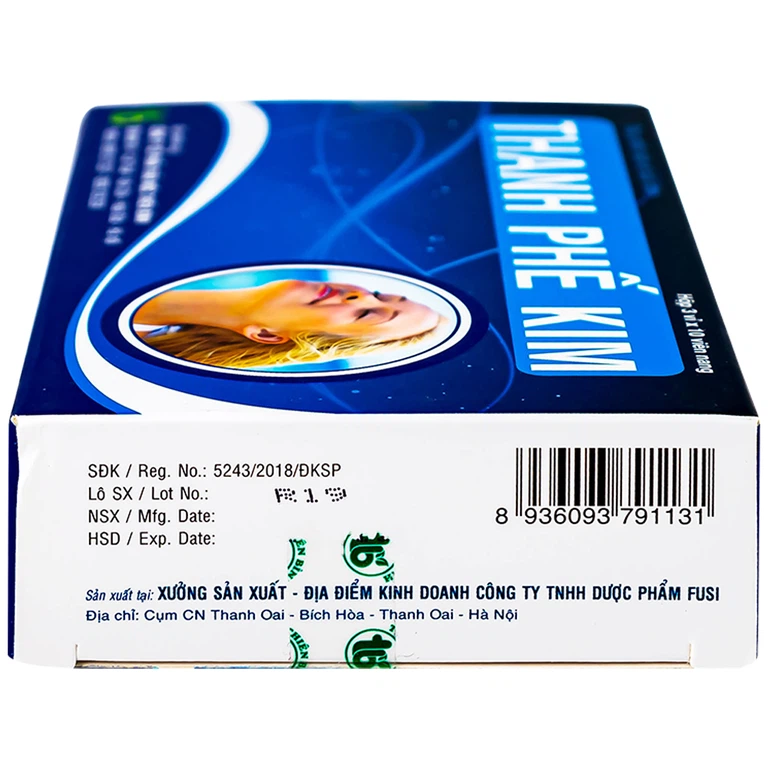 Viên uống Thanh Phế Kim Thiên Bình giúp bổ phế, hỗ trợ giảm ho, tiêu đờm (3 vỉ x 10 viên)