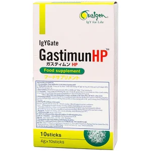 Bột pha uống Gastimun-HP Ovalgen hỗ trợ điều trị viêm loét dạ dày do H. pylori (10 gói x 4g)