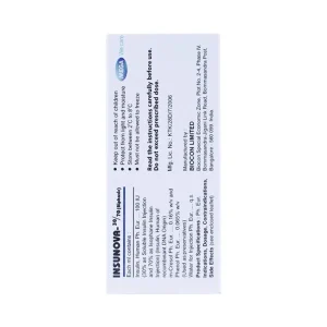 Thuốc tiêm Insunova 30/70 100IU MEGA We care điều trị đái tháo đường (10ml)