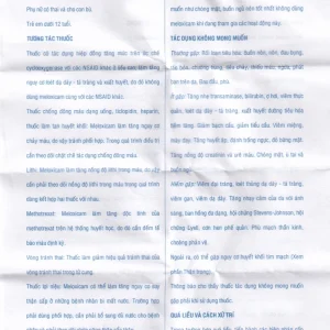 Thuốc Mobimed 7.5mg Pymepharco điều trị viêm khớp dạng thấp, viêm cột sống (2 vỉ x 10 viên)