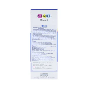 Siro PediaKid Oméga 3 bổ sung Omega 3, DHA tự nhiên và các loại Vitamin (125ml)