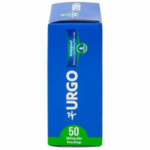 Băng cá nhân không thấm nước Urgo Waterproof bảo vệ vết thương khỏi nước và vi khuẩn (50 miếng)