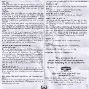 Thuốc Savi Valsartan 80 điều trị tăng huyết áp, nhồi máu cơ tim (3 vỉ x 10 viên)