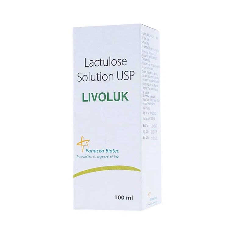 Thuốc Livoluk Pancea Biotec điều trị táo bón, phòng ngừa bệnh não go gan (100 ml)