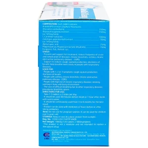 Viên uống Bảo Khí Khang IMC hỗ trợ giảm ho, khạc đờm, khó thở (2 lọ)