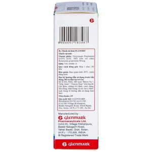 Xịt mũi Flusort 50mcg/liều Glenmark điều trị viêm mũi dị ứng theo mùa, viêm mũi quanh năm (120 liều)