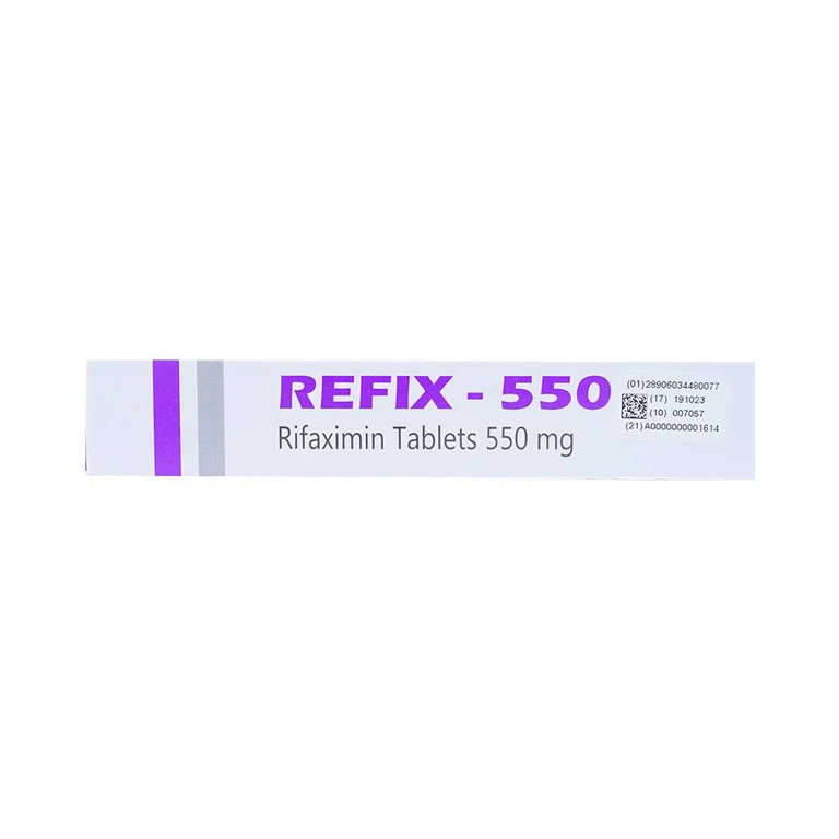 Thuốc Refix - 550 Atra điều trị chứng ruột kích thích với tiêu chảy (3 vỉ x 10 viên)