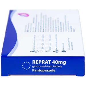 Thuốc Reprat 40mg Delorbis điều trị trào ngược dạ dày, thực quản (2 vỉ x 10 viên)