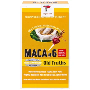 Viên uống Maca #6 Old Truths giúp tăng cường chức năng thận, tăng năng lượng (60 viên)
