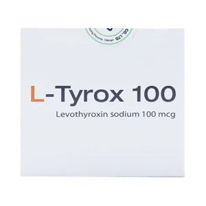 Thuốc L-Tyrox 100 DaviPharm điều trị hội chứng suy giáp (10 vỉ x 10 viên)
