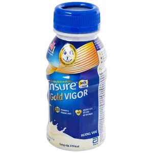 Sữa Ensure Gold Vigor Abbott hương vani bổ sung dinh dưỡng, vitamin, khoáng chất cho cơ thể (237ml)