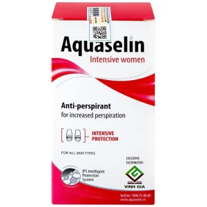 Lăn khử mùi Aquaselin Insensitive Women dùng cho vùng nách không nhạy cảm dành cho nữ, giảm mồ hôi (50ml)