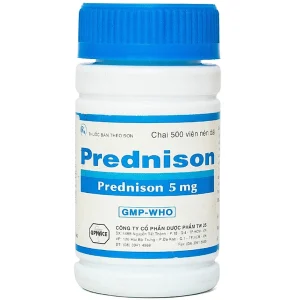 Thuốc Prednison 5mg Uphace điều trị bệnh thấp khớp (500 viên)