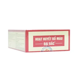 Viên uống Hoạt Huyết Bổ Máu Đại Bắc tăng cường lưu thông máu (2 vỉ x 15 viên)