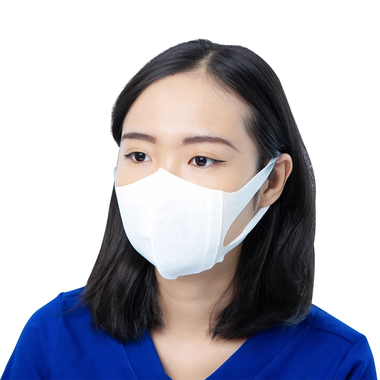 Khẩu trang y tế Mask Virus Block Unicharm 3 lớp hỗ trợ ngăn khói, bụi, kháng khuẩn (5 cái)
