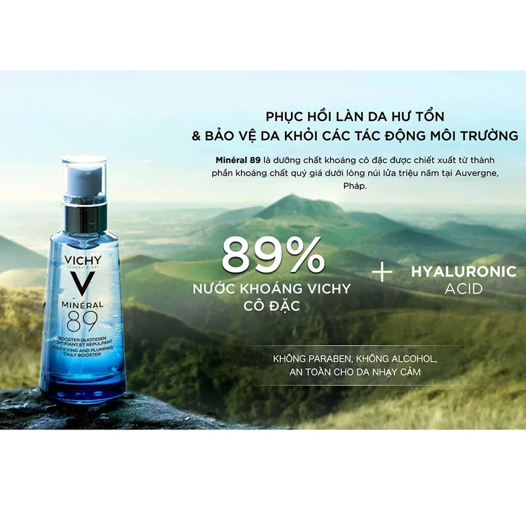 Dưỡng chất tăng cường khoáng Mineral 89 giúp da khỏe dành cho mọi loại da (50ml)