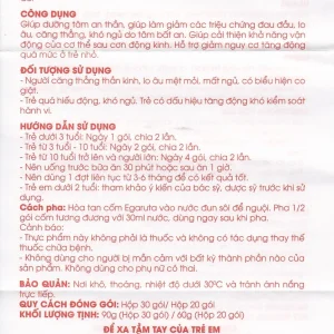 Cốm Egaruta Hồng Bàng dưỡng tâm, an thần (30 gói)