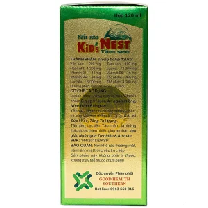 Yến sào Kid's Nest Tâm Sen 120ml Good Health giúp an thần, tạo giác ngủ sâu tự nhiên
