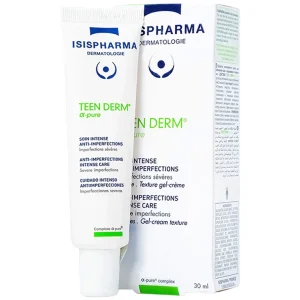 Kem Isis Pharma Teenderm Alpha Pure hỗ trợ điều trị mụn trứng cá (30ml)