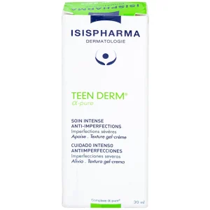 Kem Isis Pharma Teenderm Alpha Pure hỗ trợ điều trị mụn trứng cá (30ml)