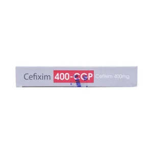 Thuốc Cefixim 400-CGP USP điều trị nhiễm khuẩn (1 vỉ x 10 viên)