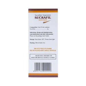 Hỗn dịch Sucrafil Fourts điều trị viêm khớp, trào ngược dạ dày thực quản (200ml)