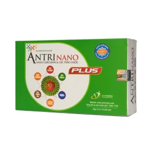 Viên uống Antri Nano Plus CVI Pharma hỗ trợ điều trị trĩ, giảm táo bón (3 vỉ x 10 viên)