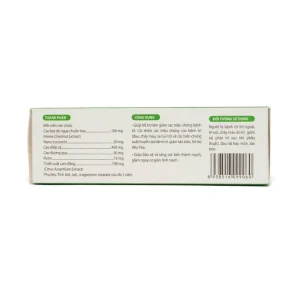 Viên uống Antri Nano Plus CVI Pharma hỗ trợ điều trị trĩ, giảm táo bón (3 vỉ x 10 viên)