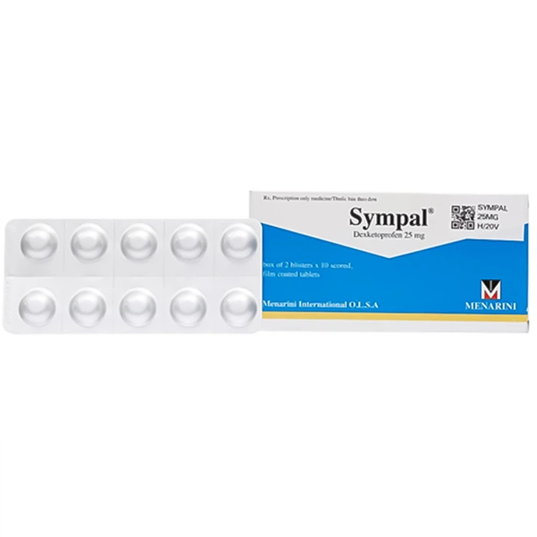 Thuốc Sympal Merarini điều trị đau cơ, đau khớp cấp (2 vỉ x 10 viên)