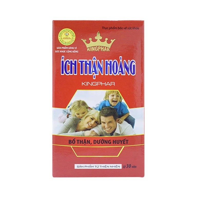 Viên uống Ích Thận Hoàng Kingphar bổ thận, dưỡng huyết (30 viên)