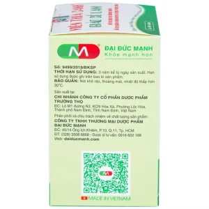 Viên thìa canh Giảo Cổ Lam Đại Đức Mạnh giúp hạ đường huyết, giảm cholesterol và lipid trong máu cao (60 viên)