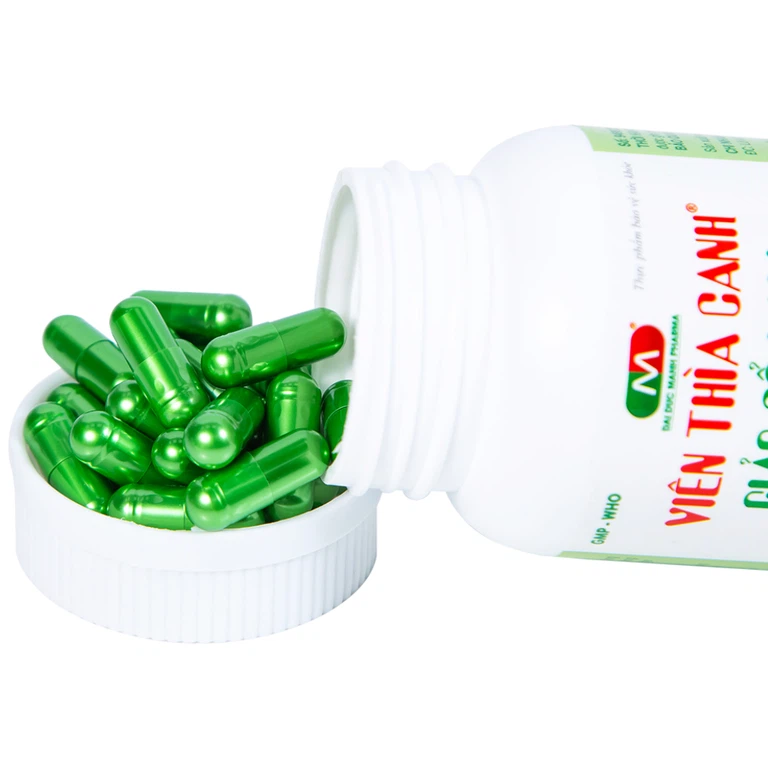 Viên thìa canh Giảo Cổ Lam Đại Đức Mạnh giúp hạ đường huyết, giảm cholesterol và lipid trong máu cao (60 viên)