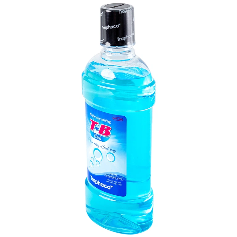 Nước súc miệng T-B Fresh Traphaco ngăn ngừa viêm họng, viêm lợi (500ml)