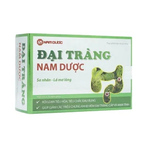 Viên uống Đại Tràng Nam Dược hỗ trợ điều trị rối loạn tiêu hóa, tiêu chảy, đau bụng (3 vỉ x 10 viên)