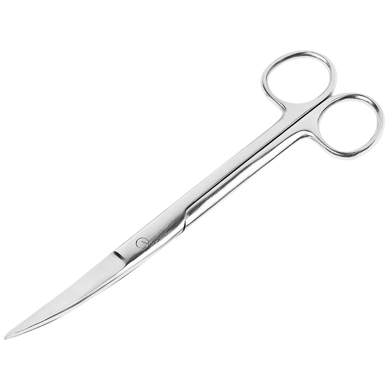 Kéo cong 2 đầu nhọn Electro Bismed dùng để thay băng cho bệnh nhân, cắt gòn (16cm)